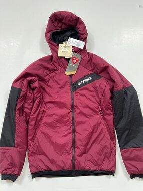 adidas Men's Terrex Techrock Stretch Primaloft Hooded Jacket IB4264 Size M
